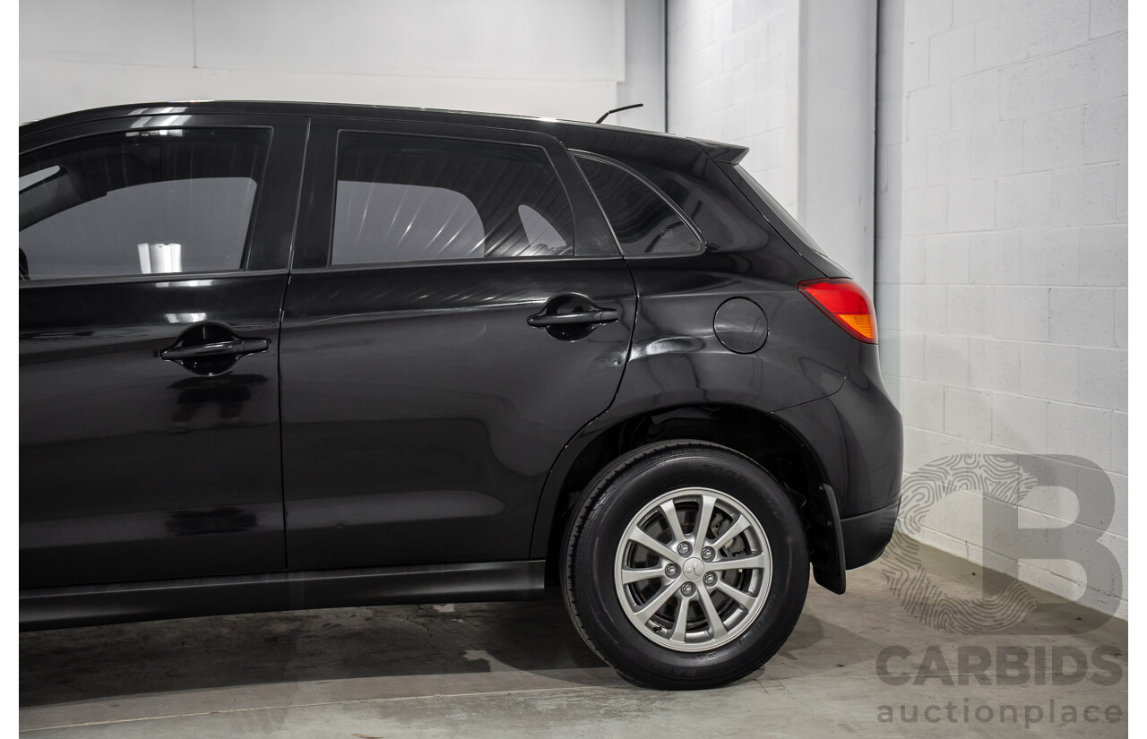5/2013 Mitsubishi ASX (RWD) XB MY13 4d Wagon Black Pearl 2.0L