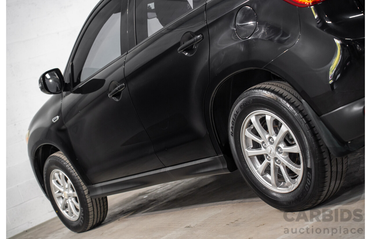5/2013 Mitsubishi ASX (RWD) XB MY13 4d Wagon Black Pearl 2.0L