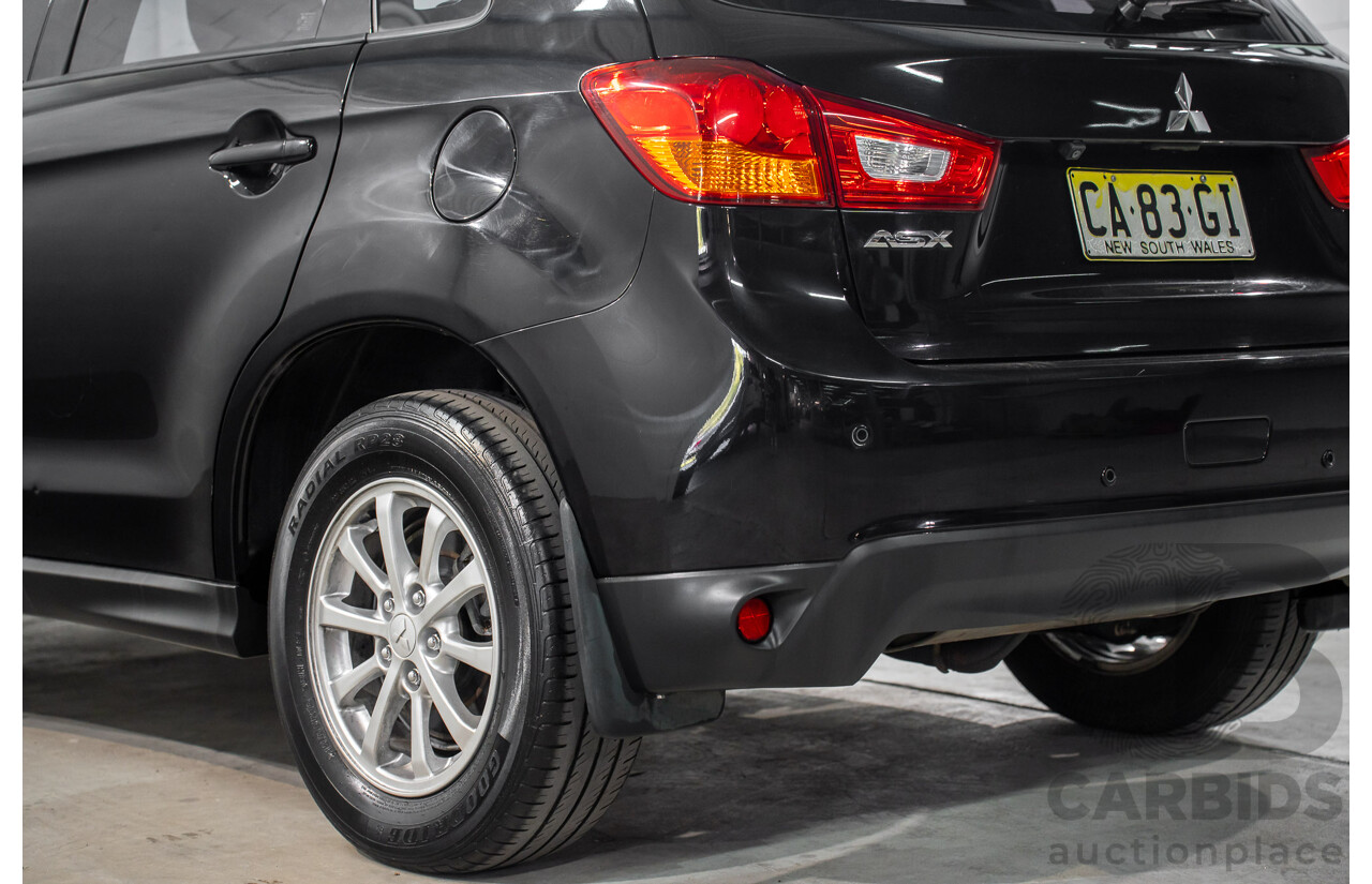 5/2013 Mitsubishi ASX (RWD) XB MY13 4d Wagon Black Pearl 2.0L