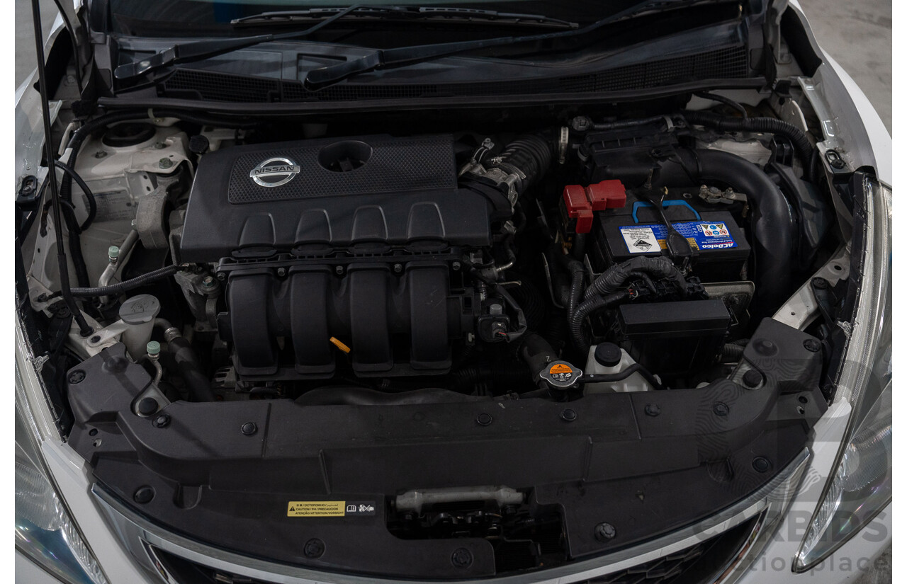 6/2014 Nissan Pulsar ST-L C12 5d Hatchback Polar White 1.8L