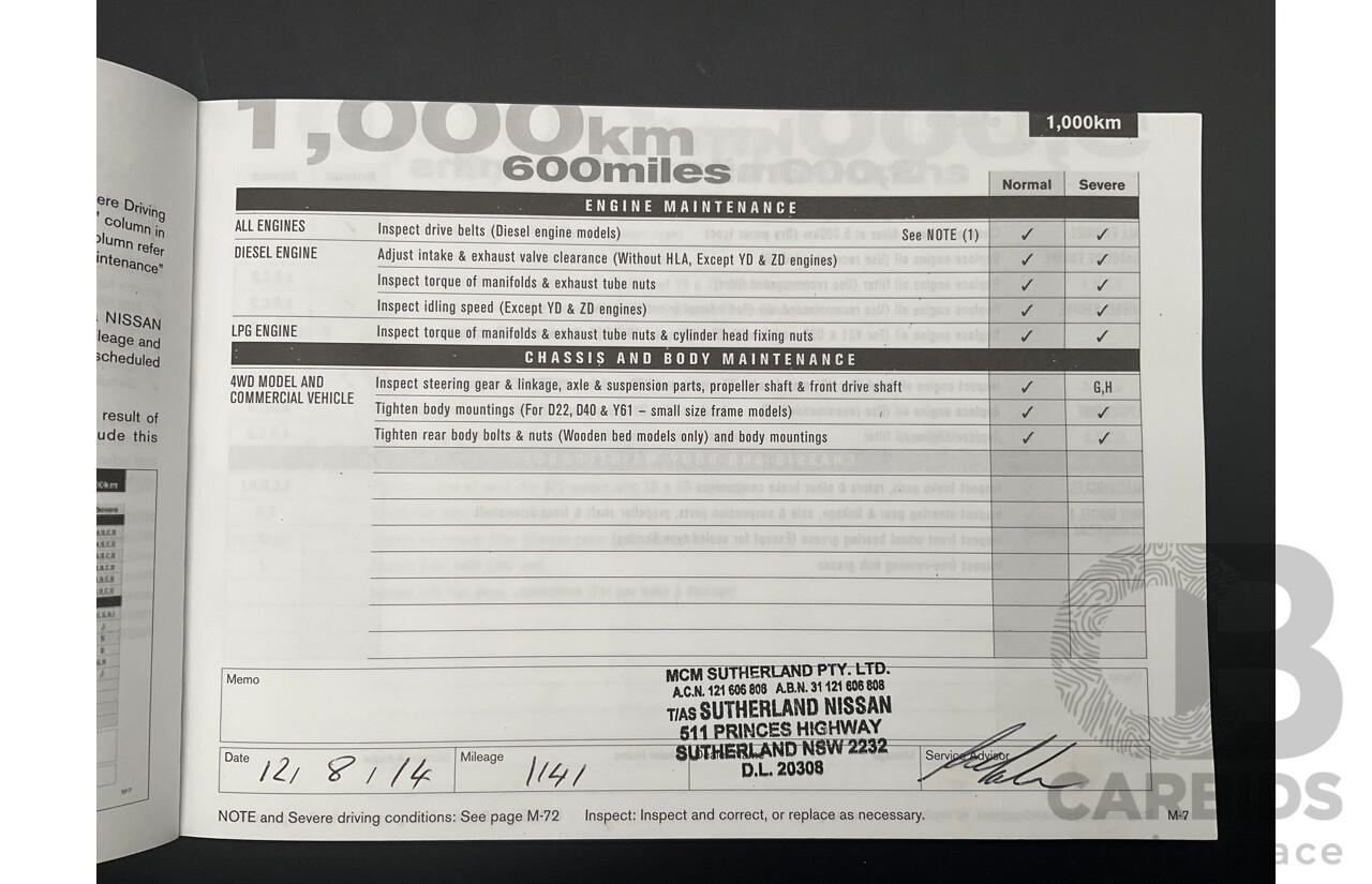 6/2014 Nissan Pulsar ST-L C12 5d Hatchback Polar White 1.8L