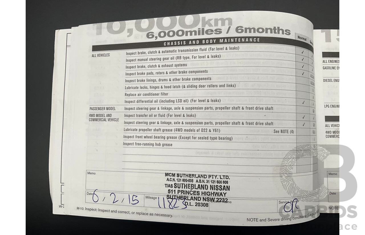 6/2014 Nissan Pulsar ST-L C12 5d Hatchback Polar White 1.8L