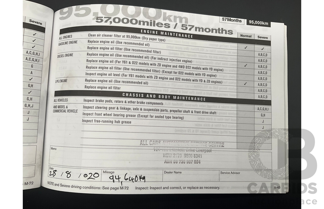 6/2014 Nissan Pulsar ST-L C12 5d Hatchback Polar White 1.8L