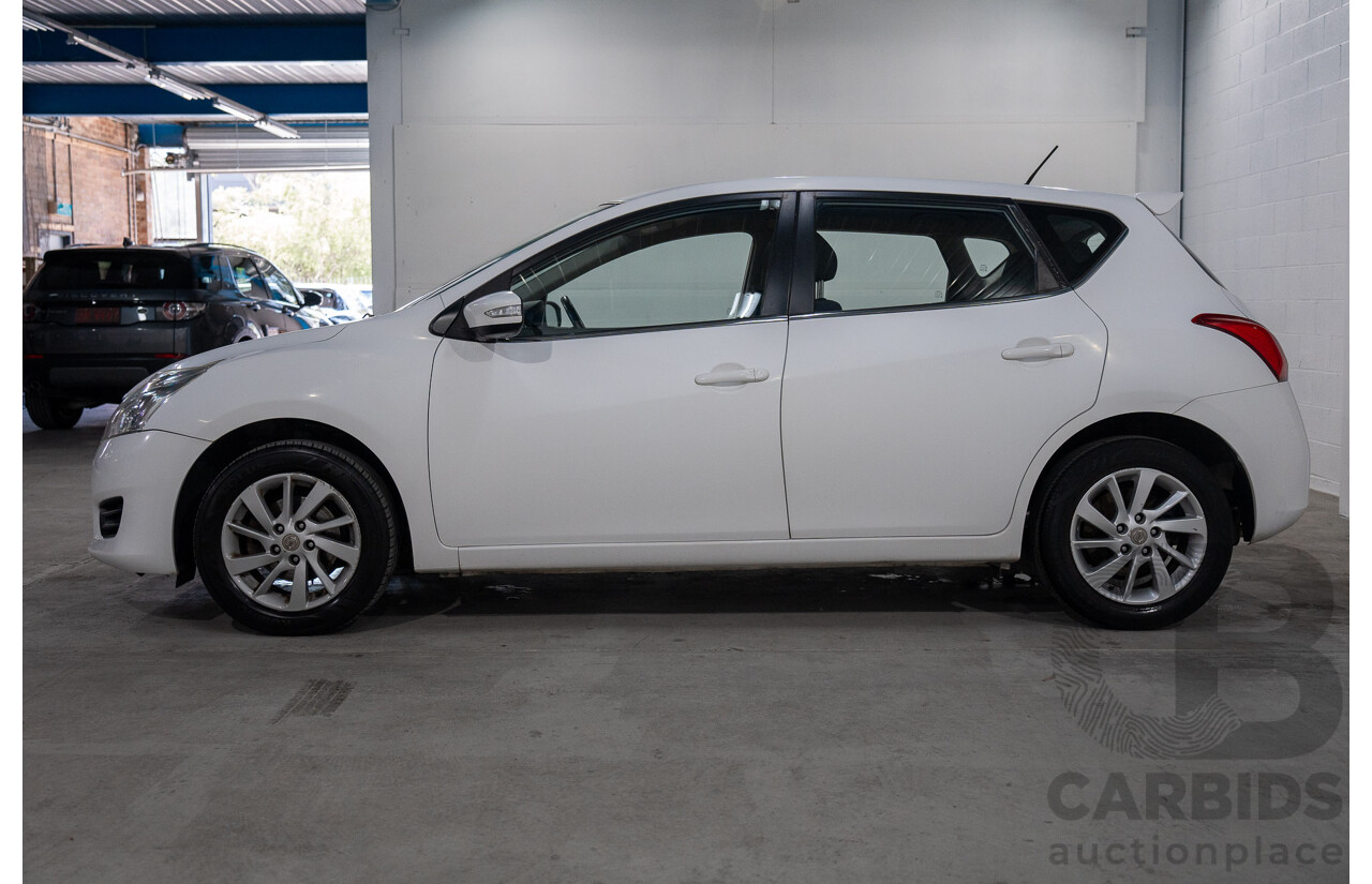 6/2014 Nissan Pulsar ST-L C12 5d Hatchback Polar White 1.8L