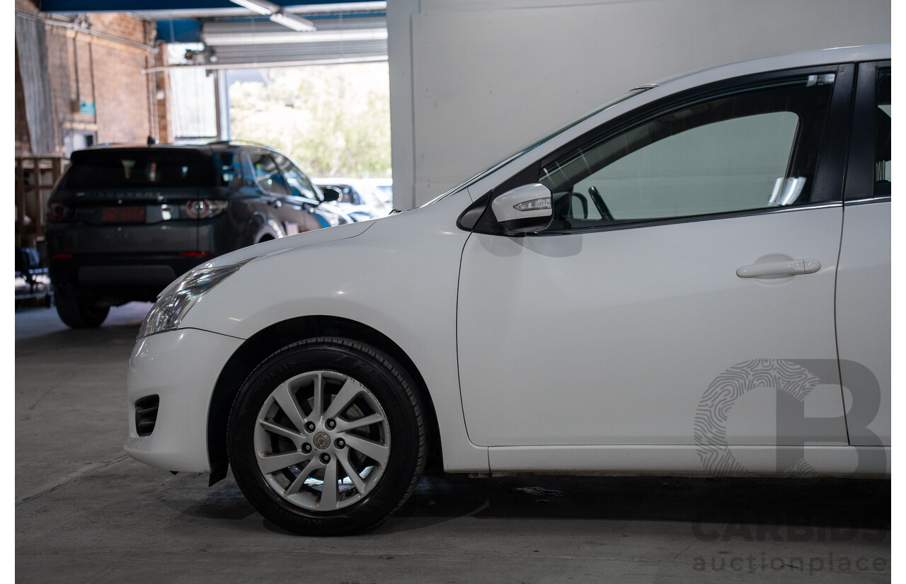 6/2014 Nissan Pulsar ST-L C12 5d Hatchback Polar White 1.8L