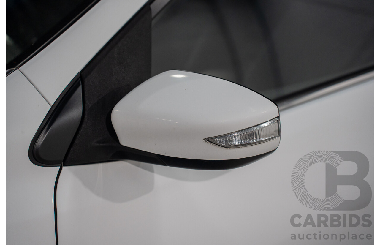 6/2014 Nissan Pulsar ST-L C12 5d Hatchback Polar White 1.8L