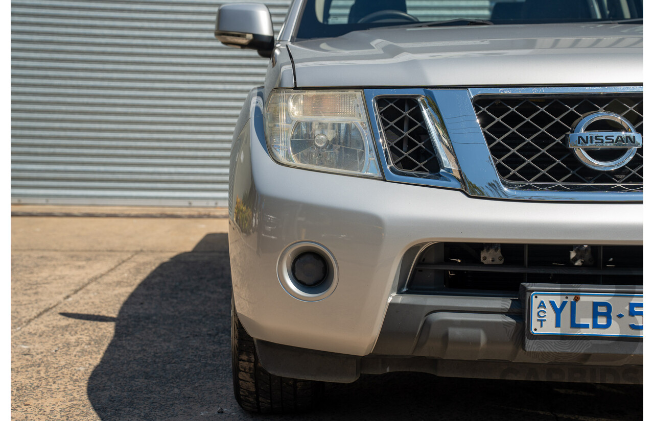 01/2013 Nissan Navara ST (4x2) D40 MY12 Dual Cab P/Up Silver Lightning Metallic Turbo Diesel 2.5L