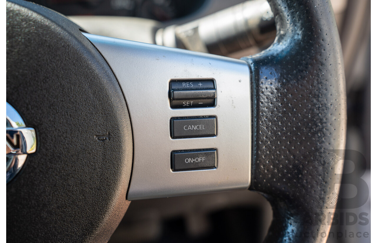 01/2013 Nissan Navara ST (4x2) D40 MY12 Dual Cab P/Up Silver Lightning Metallic Turbo Diesel 2.5L