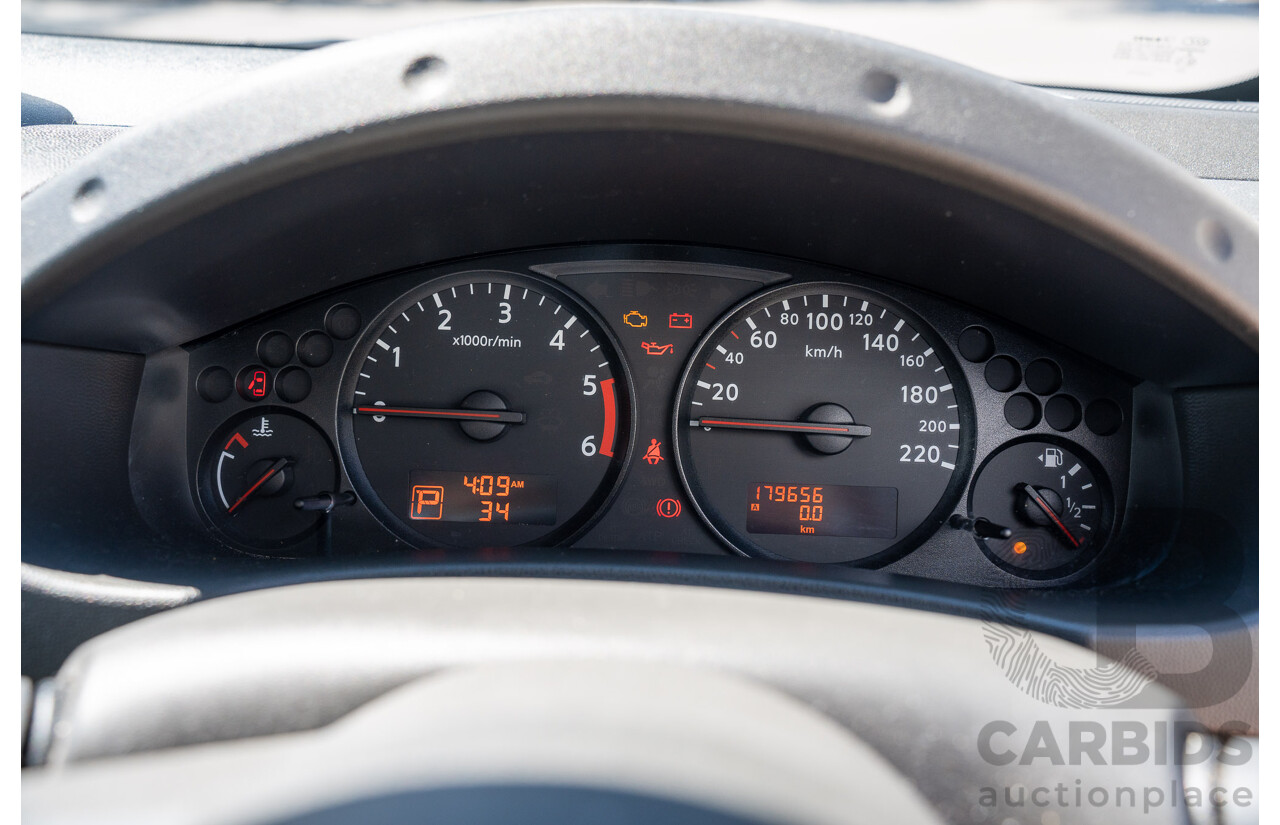 01/2013 Nissan Navara ST (4x2) D40 MY12 Dual Cab P/Up Silver Lightning Metallic Turbo Diesel 2.5L