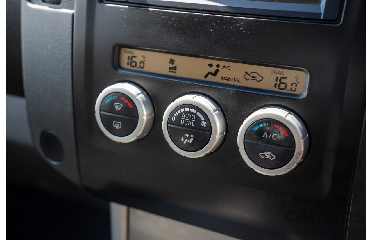 01/2013 Nissan Navara ST (4x2) D40 MY12 Dual Cab P/Up Silver Lightning Metallic Turbo Diesel 2.5L