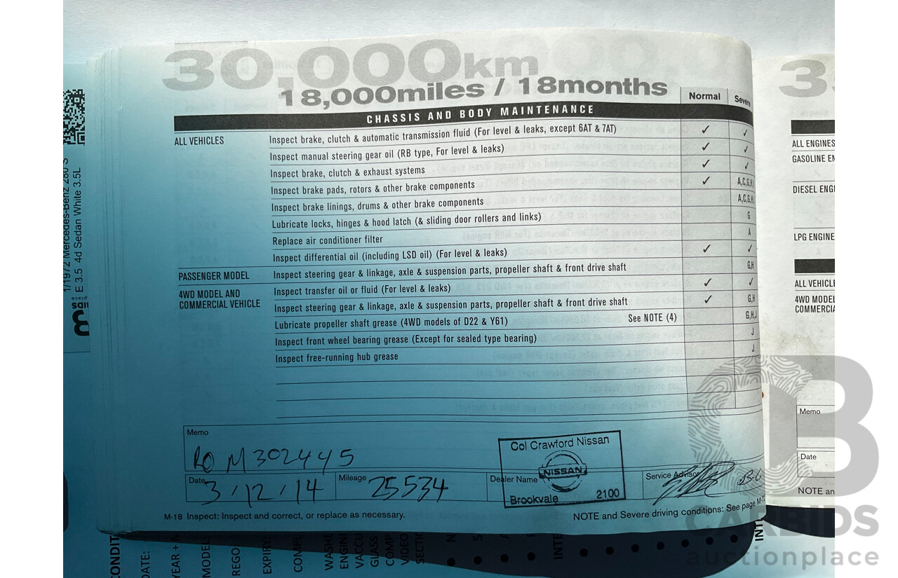 01/2013 Nissan Navara ST (4x2) D40 MY12 Dual Cab P/Up Silver Lightning Metallic Turbo Diesel 2.5L