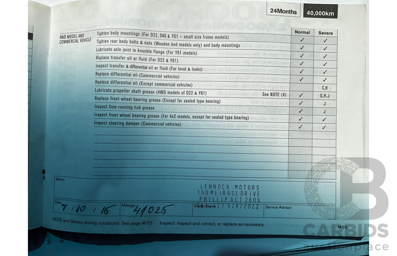 01/2013 Nissan Navara ST (4x2) D40 MY12 Dual Cab P/Up Silver Lightning Metallic Turbo Diesel 2.5L