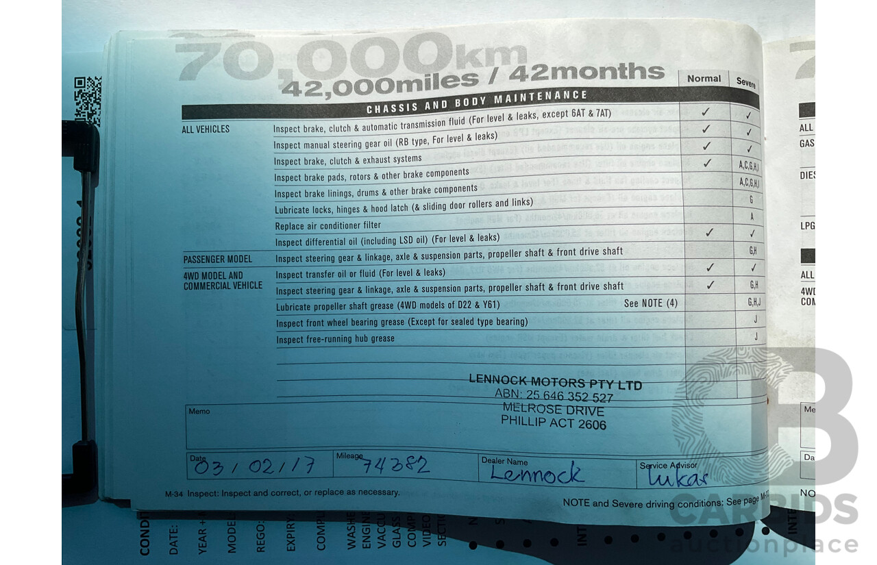 01/2013 Nissan Navara ST (4x2) D40 MY12 Dual Cab P/Up Silver Lightning Metallic Turbo Diesel 2.5L