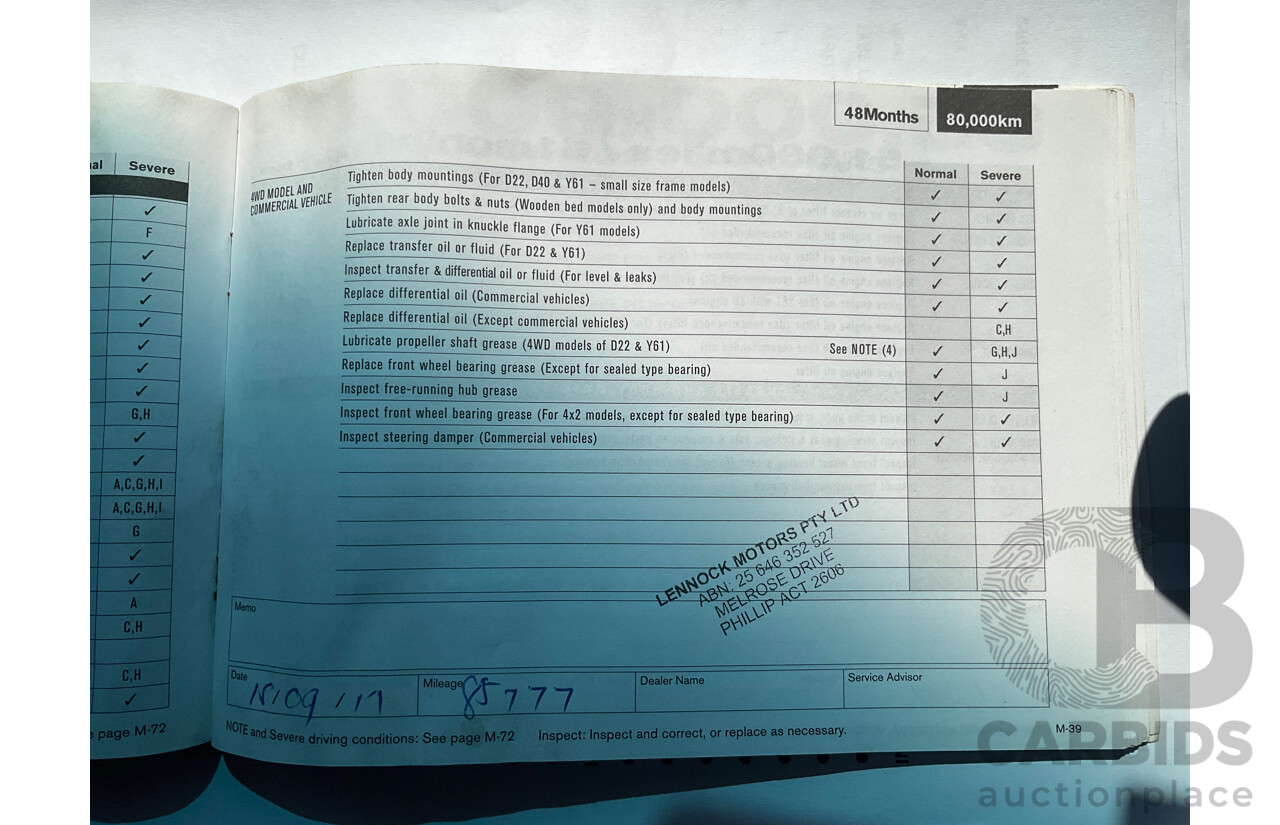 01/2013 Nissan Navara ST (4x2) D40 MY12 Dual Cab P/Up Silver Lightning Metallic Turbo Diesel 2.5L