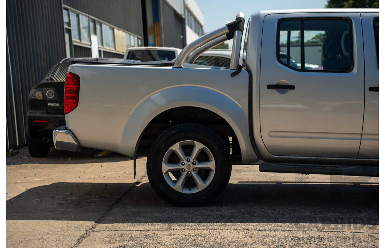 01/2013 Nissan Navara ST (4x2) D40 MY12 Dual Cab P/Up Silver Lightning Metallic Turbo Diesel 2.5L