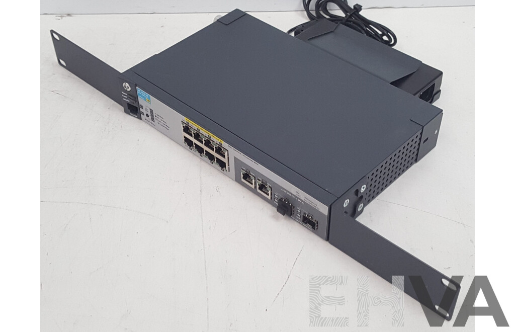 HP (J9562A) 2915-8G PoE 8-Port Gigabit Ethernet Switch w/ Power Supply