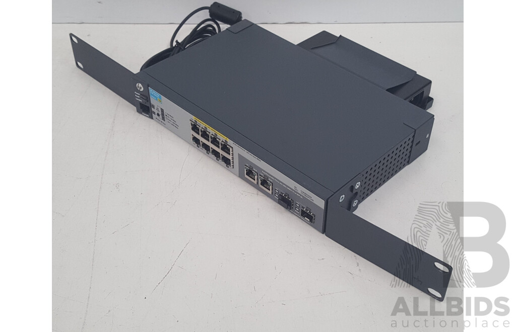 HP (J9562A) 2915-8G PoE 8-Port Gigabit Ethernet Switch w/ Power Supply