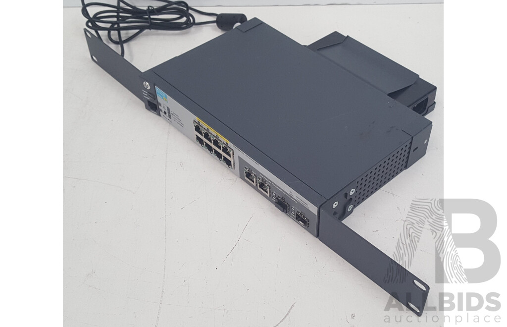 HP (J9562A) 2915-8G PoE 8-Port Gigabit Ethernet Switch w/ Power Supply