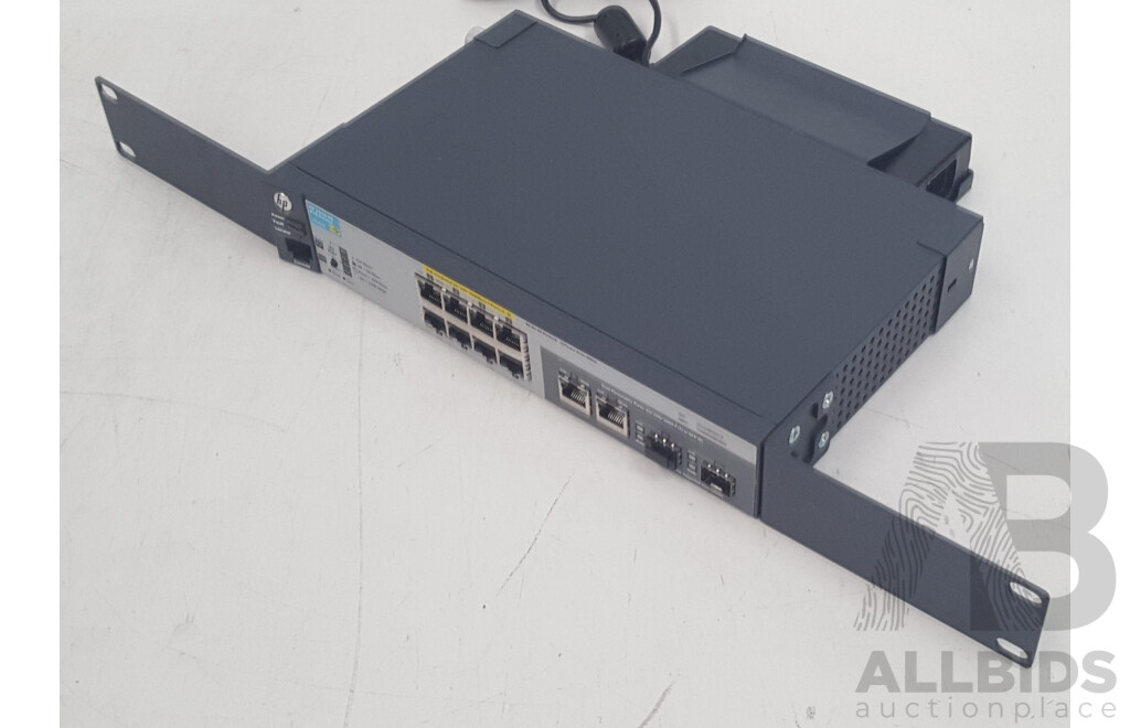 HP (J9562A) 2915-8G PoE 8-Port Gigabit Ethernet Switch w/ Power Supply