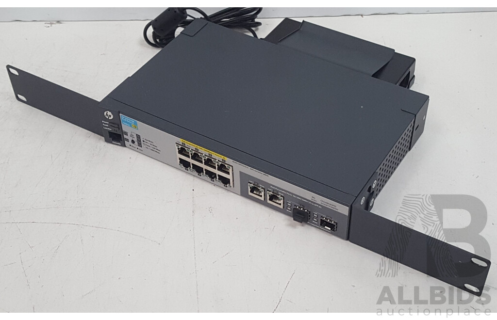 HP (J9562A) 2915-8G PoE 8-Port Gigabit Ethernet Switch w/ Power Supply