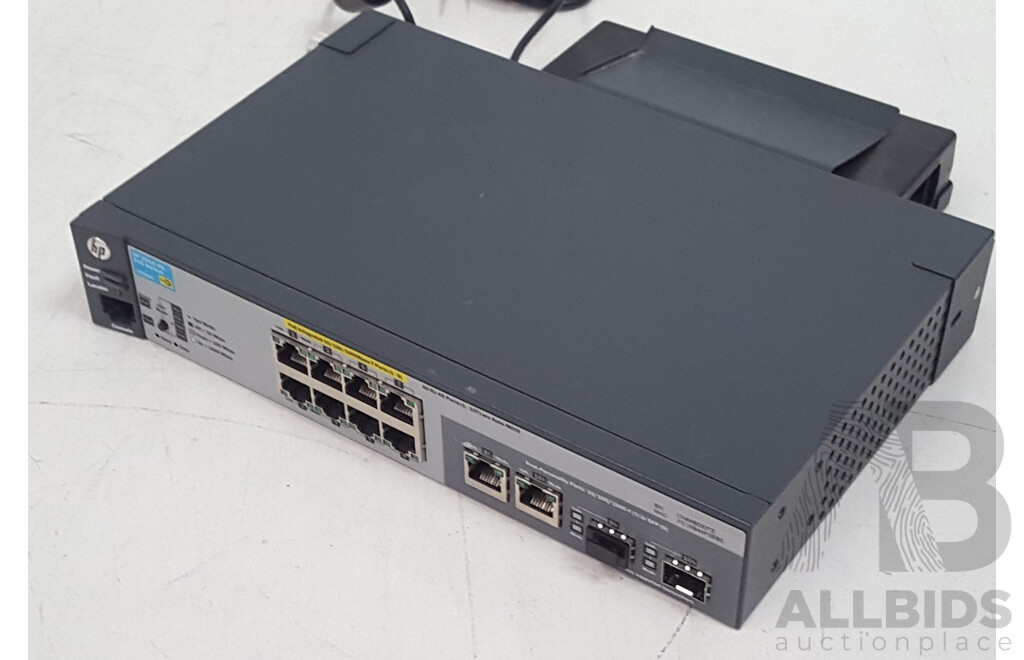 HP (J9562A) 2915-8G PoE 8-Port Gigabit Ethernet Switch w/ Power Supply