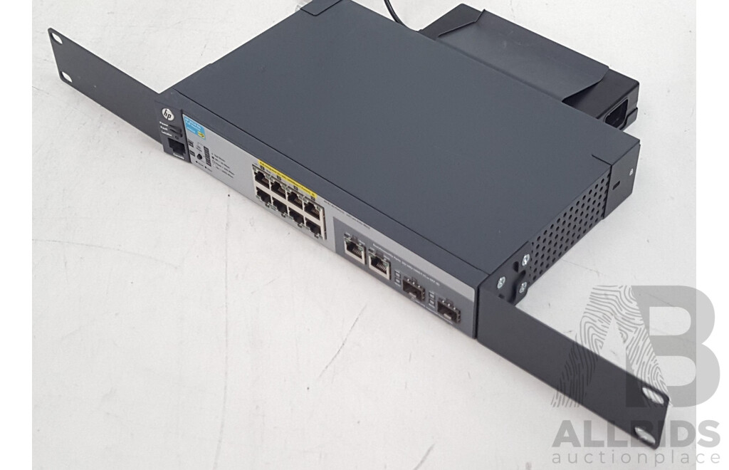 HP (J9562A) 2915-8G PoE 8-Port Gigabit Ethernet Switch w/ Power Supply