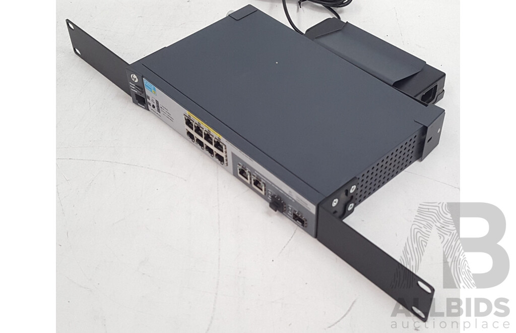 HP (J9562A) 2915-8G PoE 8-Port Gigabit Ethernet Switch w/ Power Supply