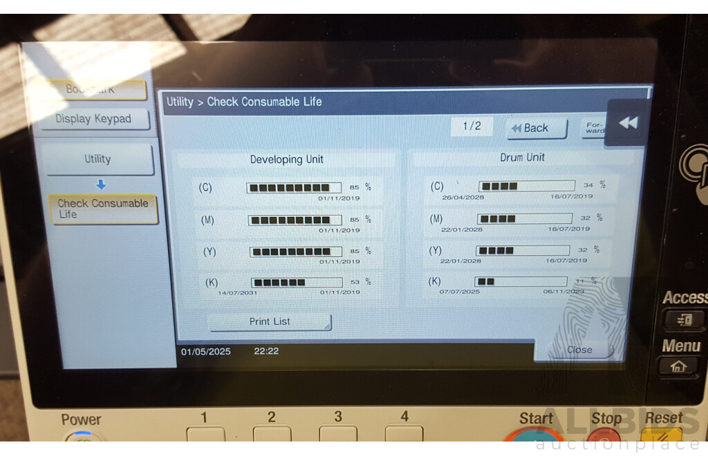 Konica Minolta bizhub C458 Colour Laser Multifunction Printer