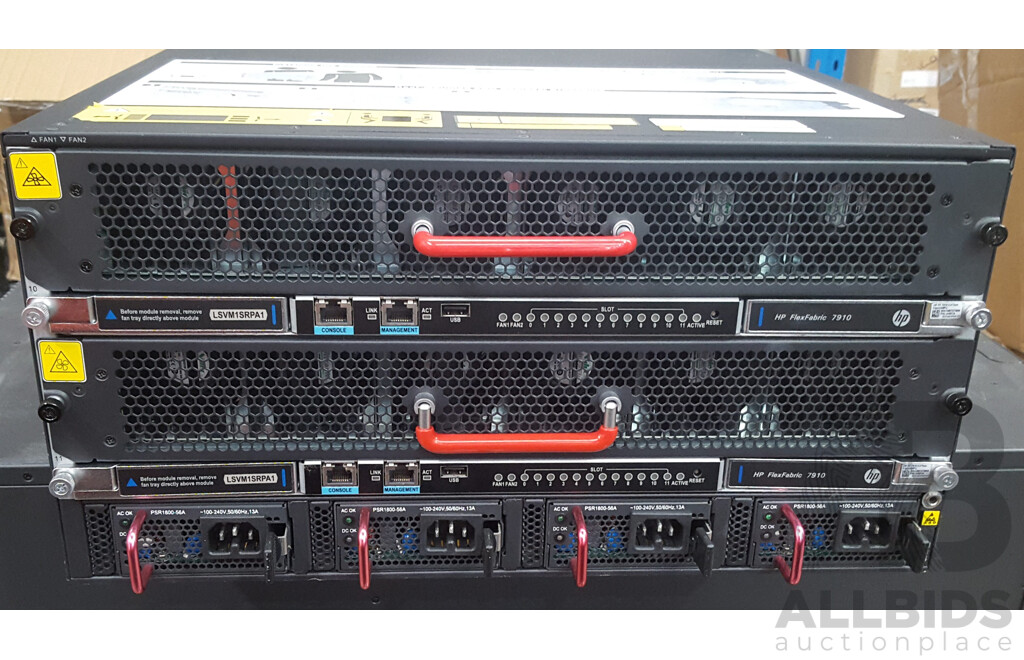 HP (JG841A) FlexFabric 7910 Network Chassis