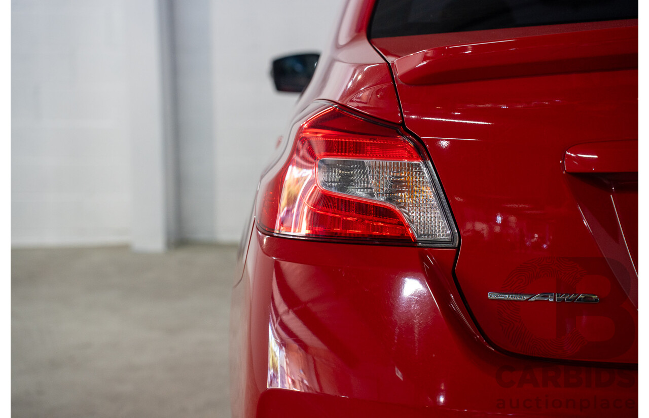 10/2019 Subaru WRX (AWD) MY20 4d Sedan Pure Red Turbo 2.0L