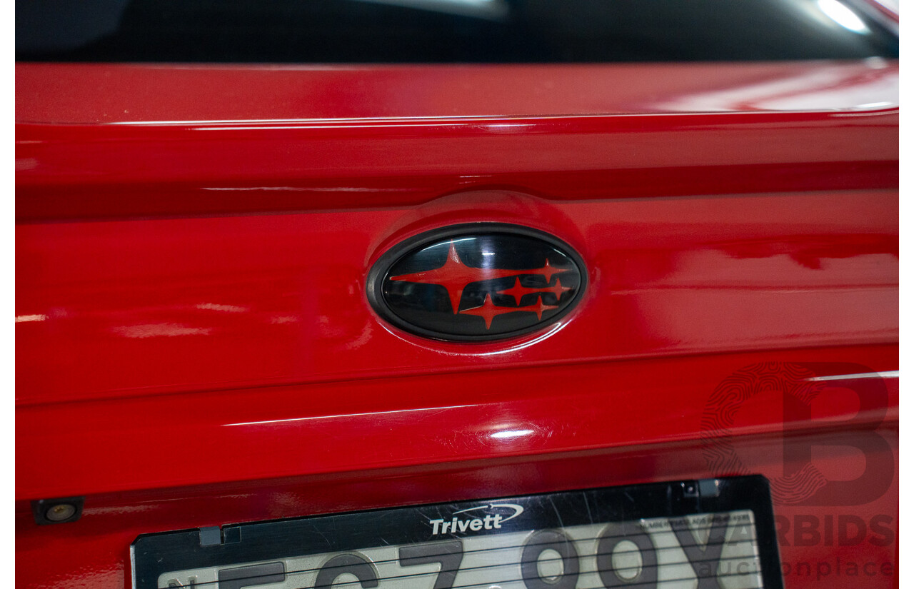10/2019 Subaru WRX (AWD) MY20 4d Sedan Pure Red Turbo 2.0L