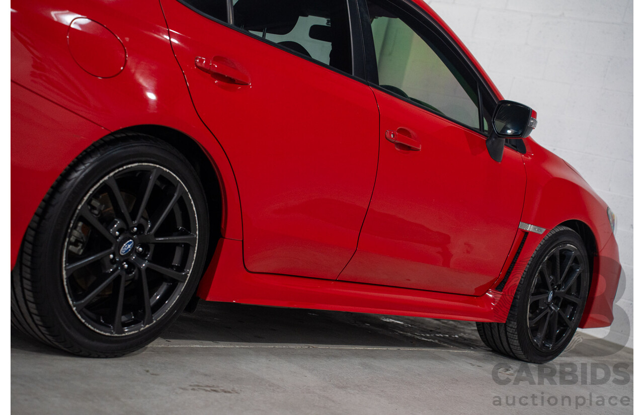 10/2019 Subaru WRX (AWD) MY20 4d Sedan Pure Red Turbo 2.0L