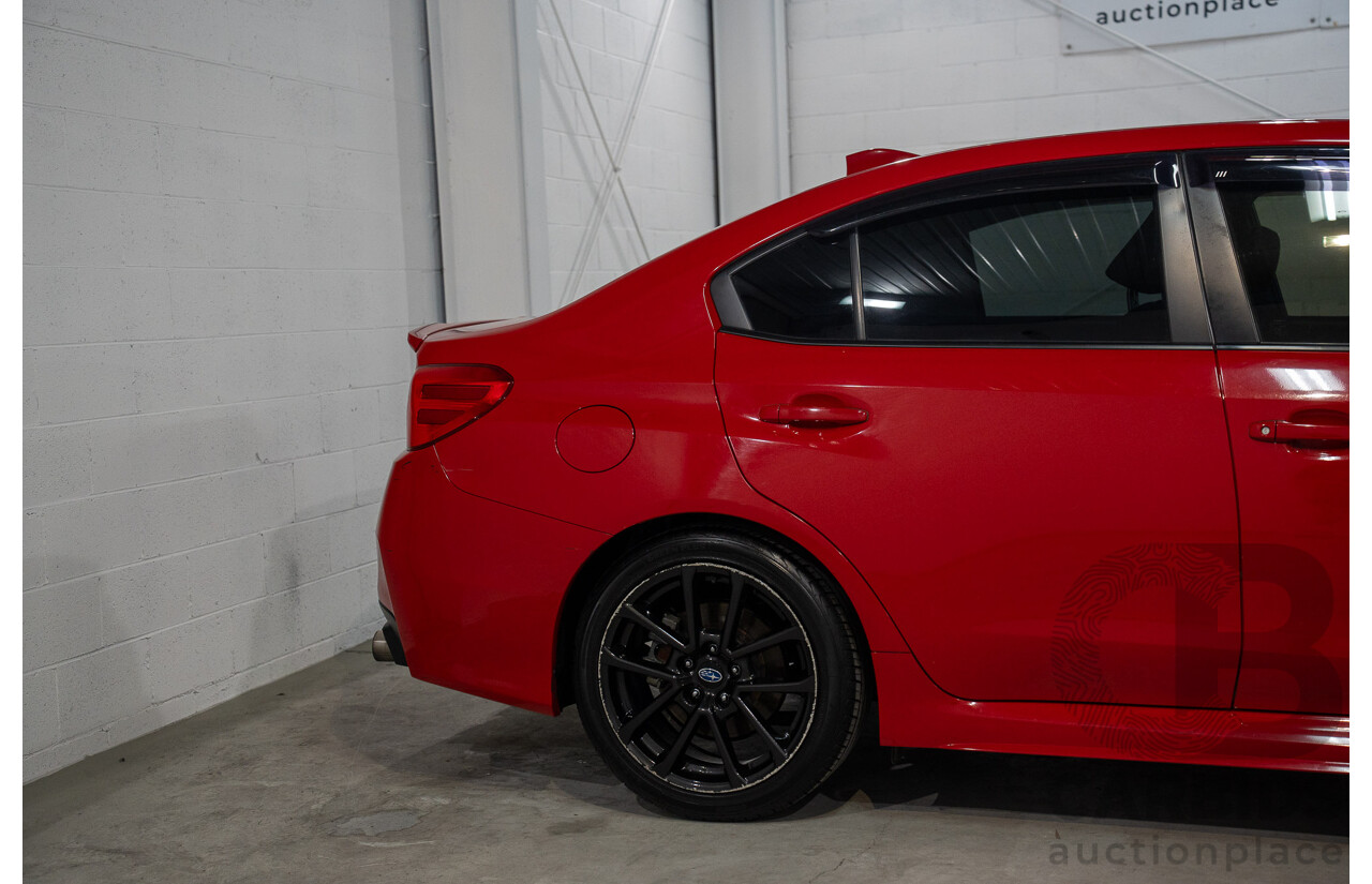10/2019 Subaru WRX (AWD) MY20 4d Sedan Pure Red Turbo 2.0L