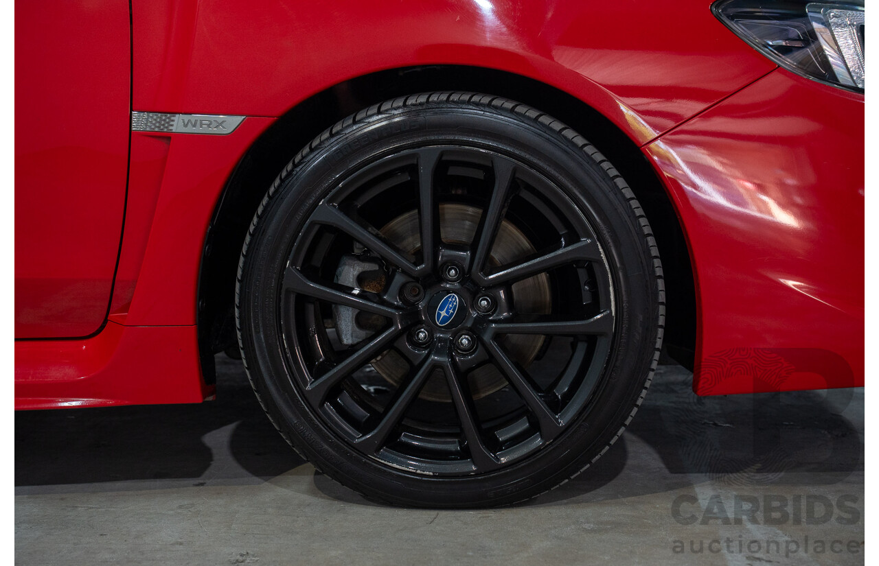 10/2019 Subaru WRX (AWD) MY20 4d Sedan Pure Red Turbo 2.0L