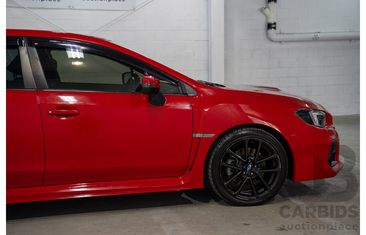 10/2019 Subaru WRX (AWD) MY20 4d Sedan Pure Red Turbo 2.0L