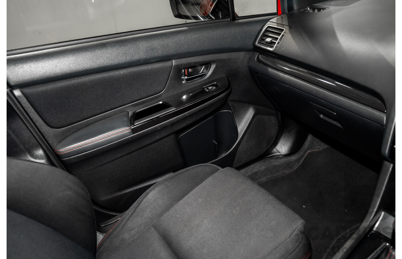 10/2019 Subaru WRX (AWD) MY20 4d Sedan Pure Red Turbo 2.0L