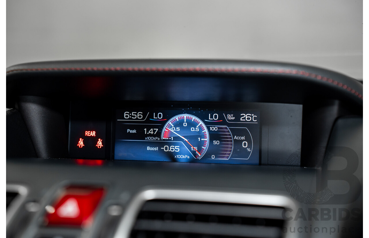 10/2019 Subaru WRX (AWD) MY20 4d Sedan Pure Red Turbo 2.0L