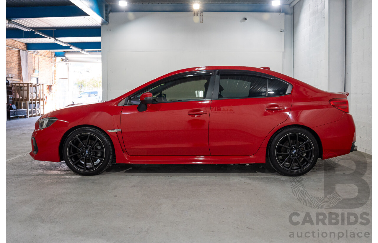 10/2019 Subaru WRX (AWD) MY20 4d Sedan Pure Red Turbo 2.0L