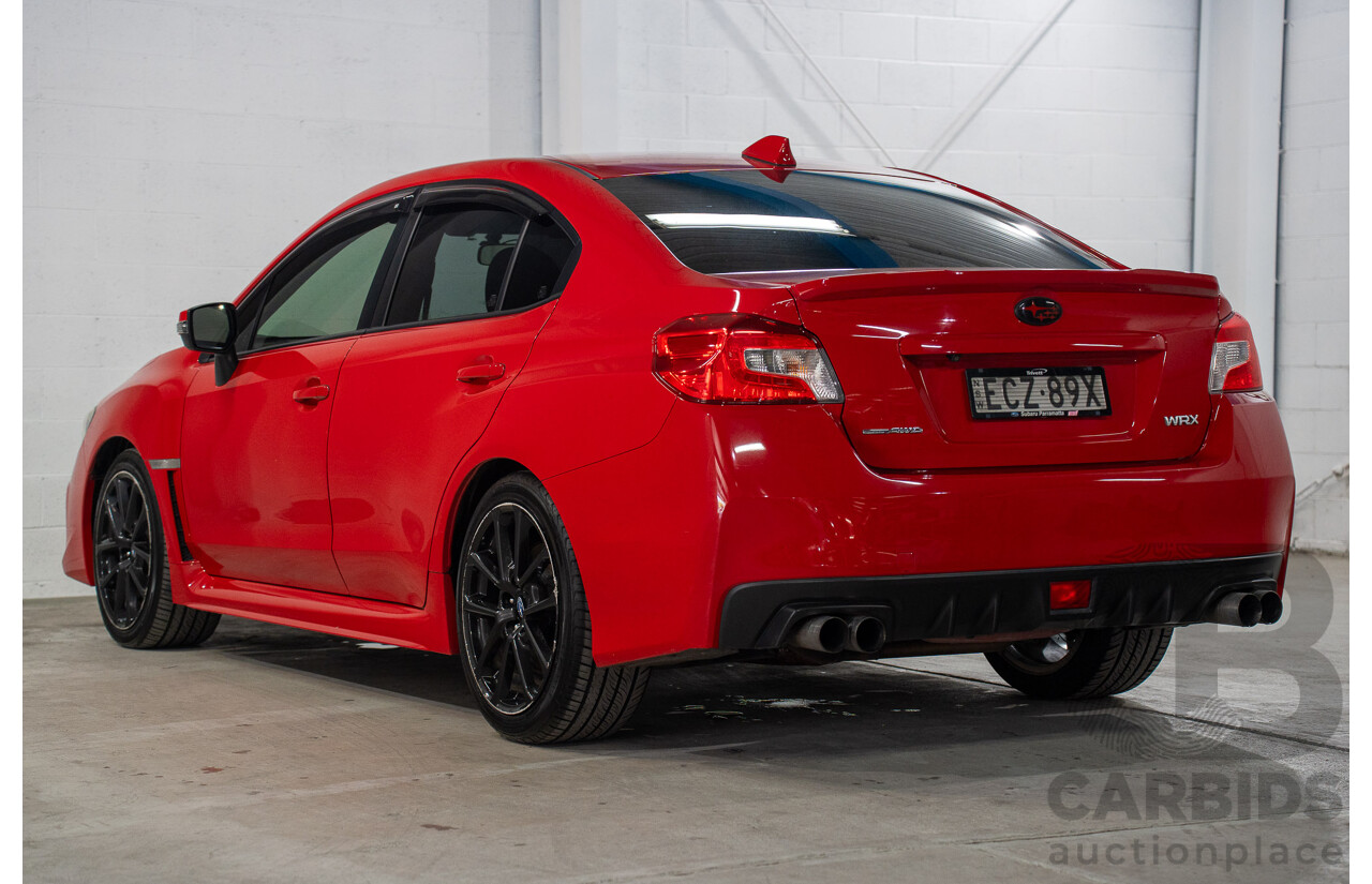 10/2019 Subaru WRX (AWD) MY20 4d Sedan Pure Red Turbo 2.0L