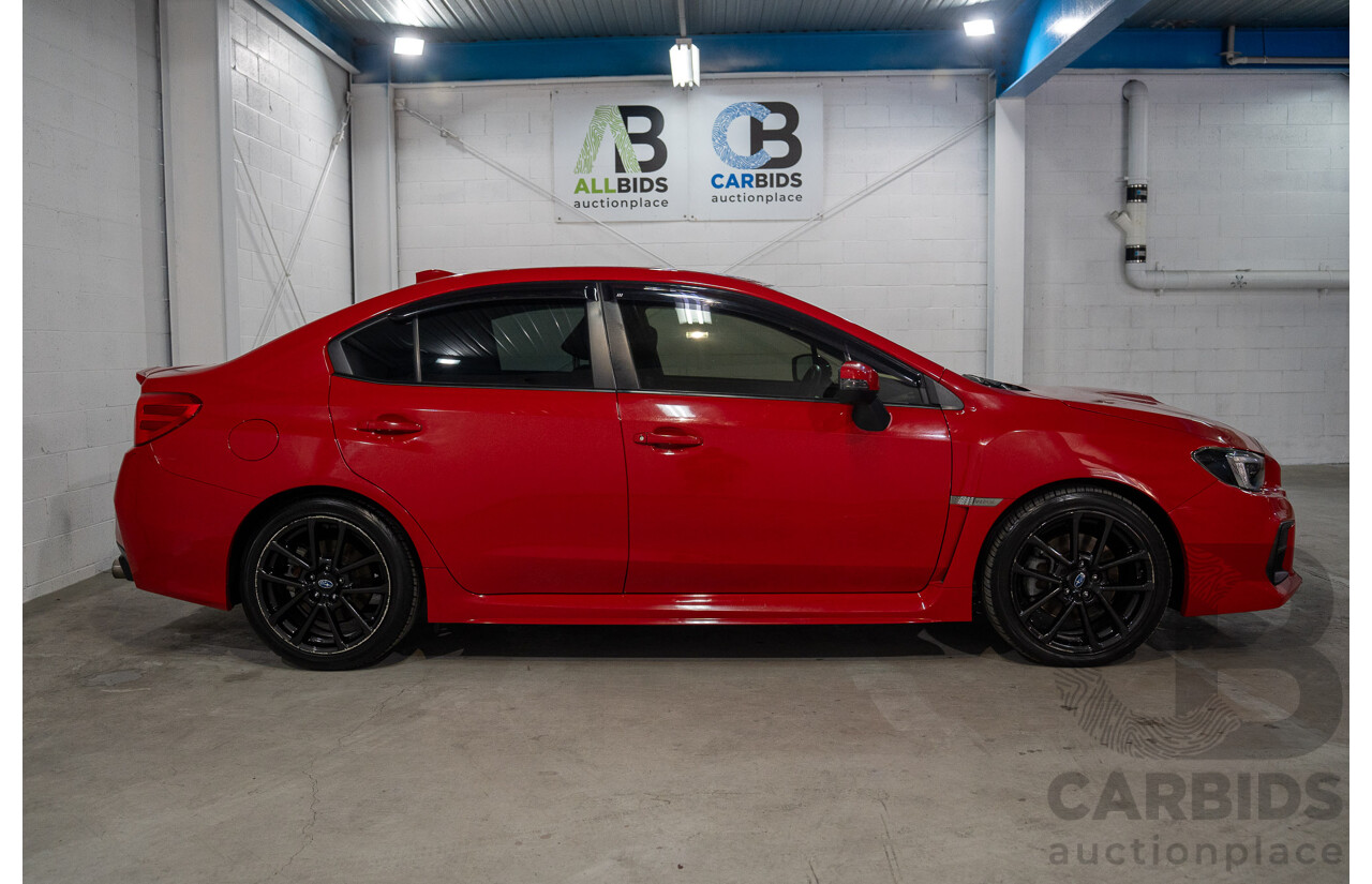 10/2019 Subaru WRX (AWD) MY20 4d Sedan Pure Red Turbo 2.0L