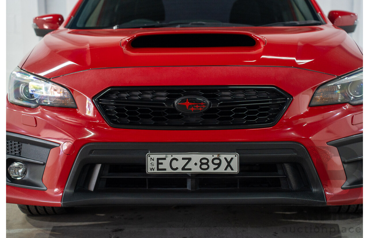 10/2019 Subaru WRX (AWD) MY20 4d Sedan Pure Red Turbo 2.0L