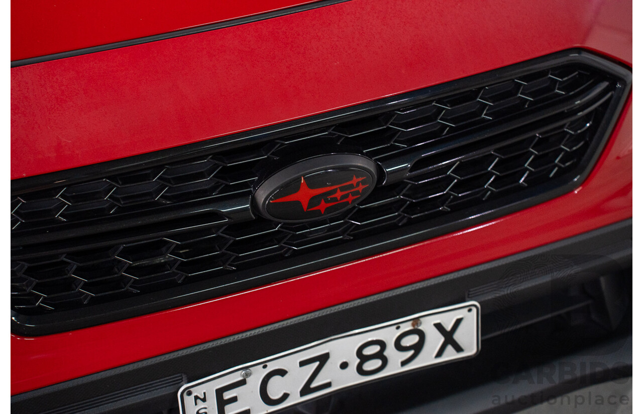10/2019 Subaru WRX (AWD) MY20 4d Sedan Pure Red Turbo 2.0L