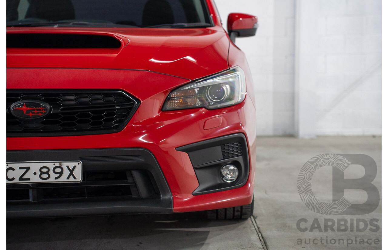 10/2019 Subaru WRX (AWD) MY20 4d Sedan Pure Red Turbo 2.0L
