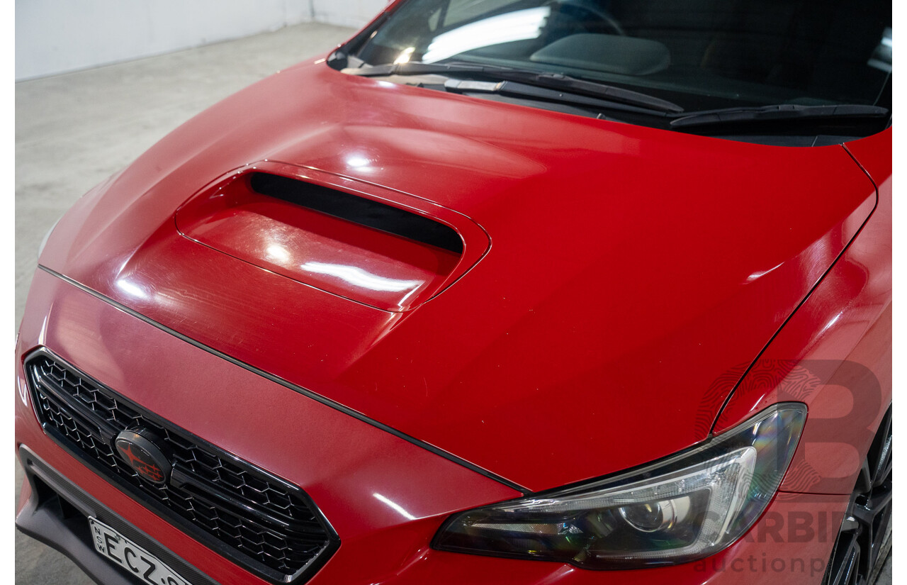10/2019 Subaru WRX (AWD) MY20 4d Sedan Pure Red Turbo 2.0L