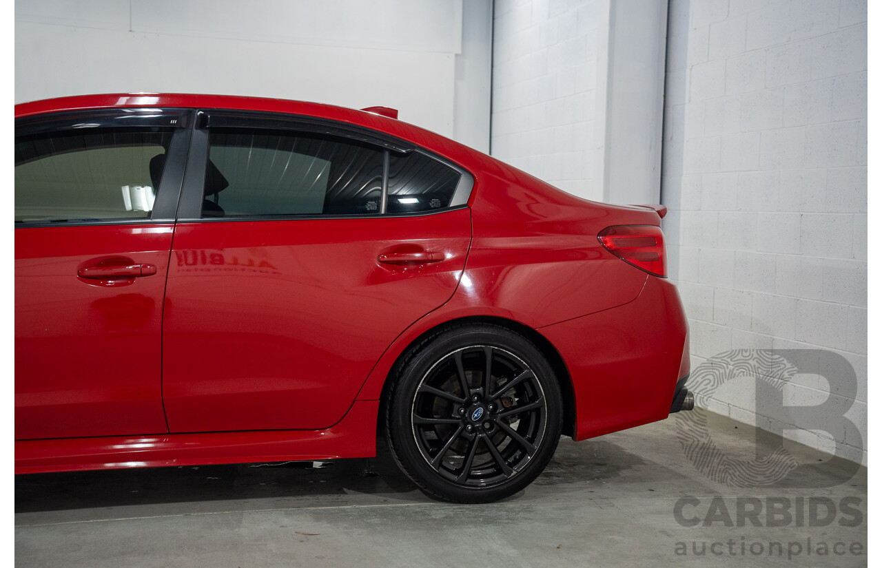 10/2019 Subaru WRX (AWD) MY20 4d Sedan Pure Red Turbo 2.0L