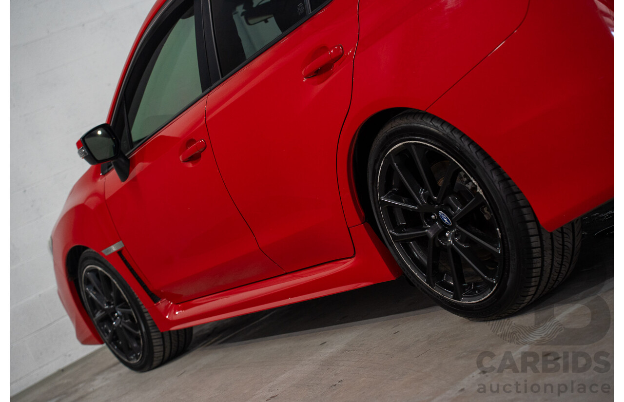 10/2019 Subaru WRX (AWD) MY20 4d Sedan Pure Red Turbo 2.0L