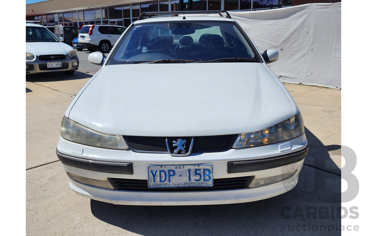 12/2002 Peugeot 406 SV D9 (II) 4d Sedan White 2.9L