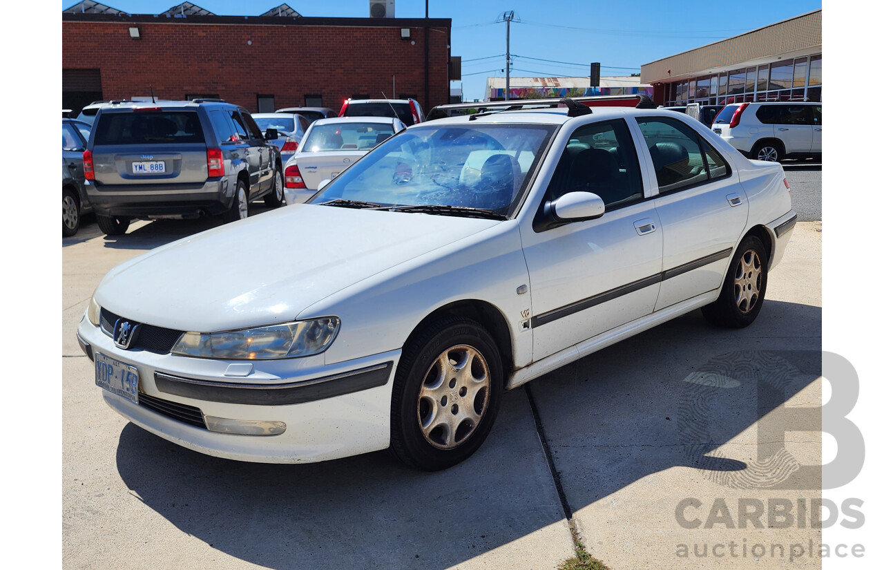 12/2002 Peugeot 406 SV D9 (II) 4d Sedan White 2.9L