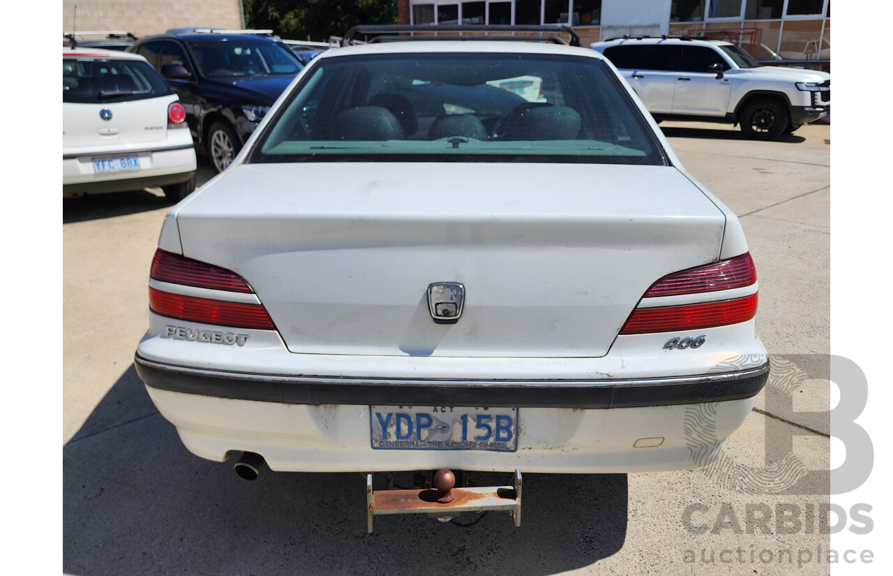 12/2002 Peugeot 406 SV D9 (II) 4d Sedan White 2.9L
