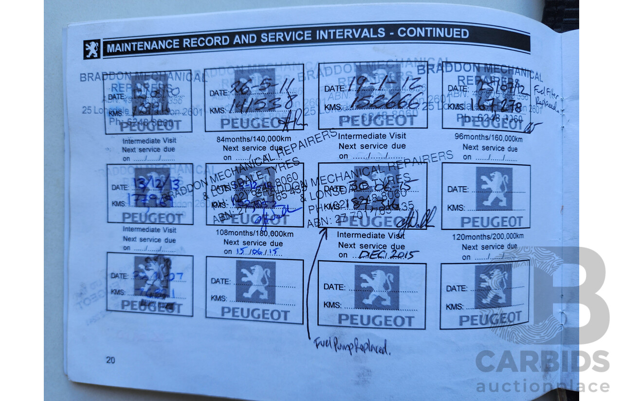 12/2002 Peugeot 406 SV D9 (II) 4d Sedan White 2.9L